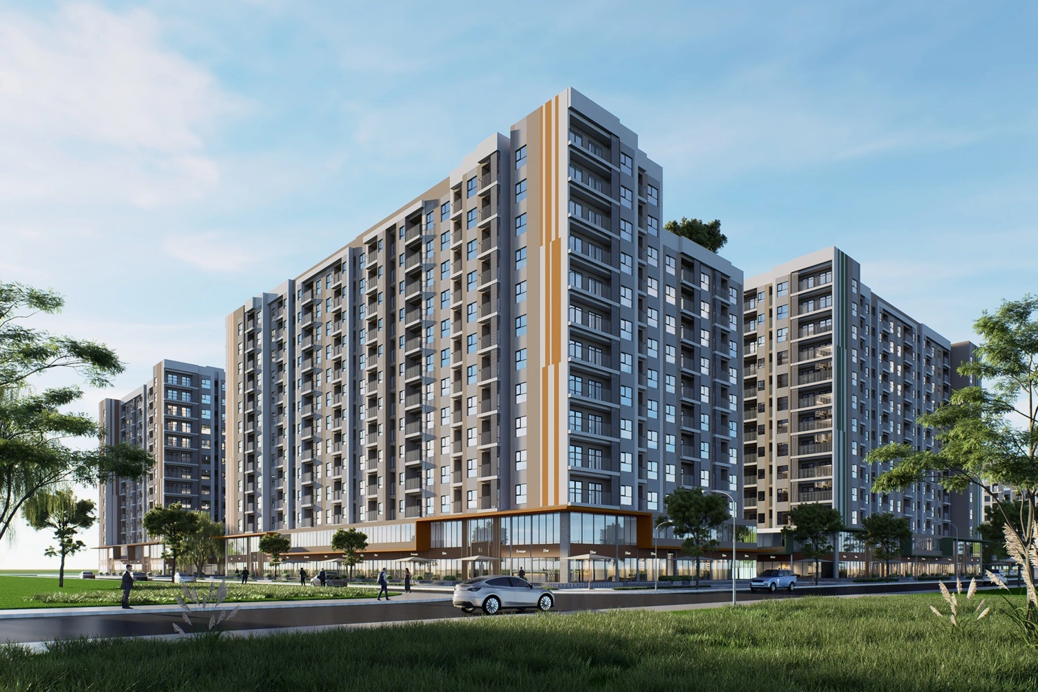 Phối cảnh tòa nhà